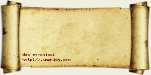 Dina Ćokić vizit kartica